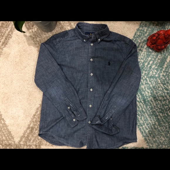 Excellent Condition Ralph Lauren Chambray Shirt - Picture 2 of 5